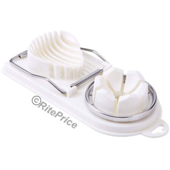 2 In 1 Stainless Steel Boiled Egg Slicer Mushroom Tomato Kitchen Choper (1 Pack) - Picture 3 of 10